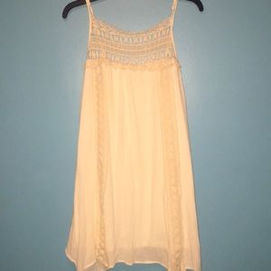 White lace sun dress
